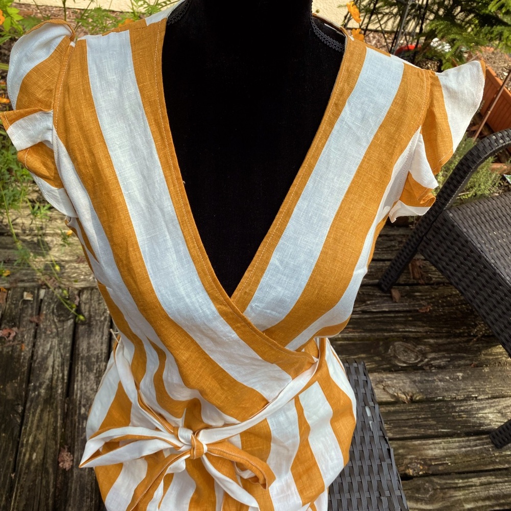 Boden striped jumpsuit